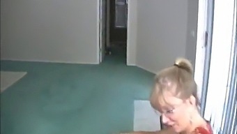 Mature Woman Receives A Facial From Her Partner