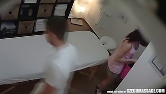Intense Intimacy On Massage Table With Czech Couple
