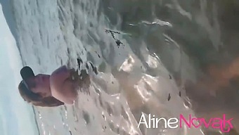 Alienovak.Com.Br'S Beach Babe With Big Boobs Gets Flipped Over