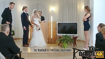 A Bride'S Naughty Antics On Her Wedding Day Caught On Camera In Hd