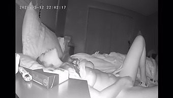 Shy Girl Pleasures Herself Late At Night With A Hidden Camera