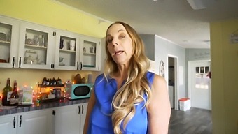 Stepmom And Stepson Meet For Steamy Double Blowjob Session