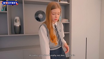 A School Principal Comes Across A Schoolgirl On A Webcam Site. Will She Face Expulsion Or A Rough Fuck? The Choice Is Yours, Cute Girl!